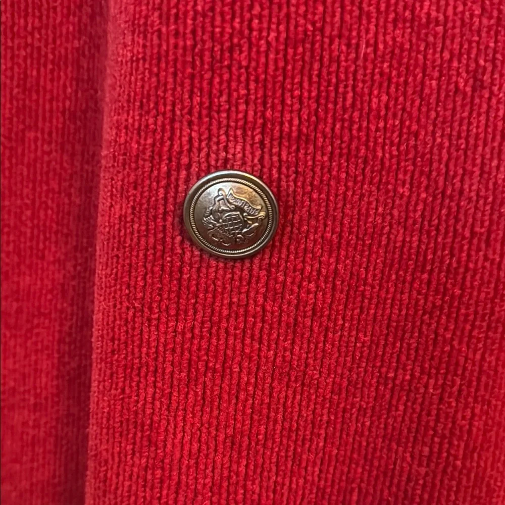 VINTAGE Ralph Lauren Red Women's Blazer - Picture 7 of 11